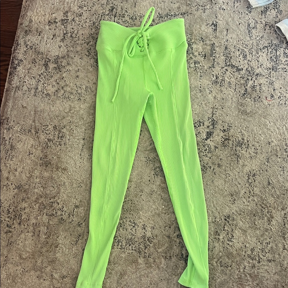 Year of Ours Neon Green Leggings